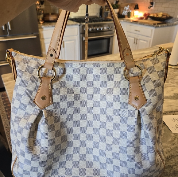 SOLD!!Louis Vuitton Evora MM Damier Azur - Picture 7 of 11